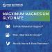 Trio Nutrition MagX: Magnesium Glycinate with Vitamin D3, Vitamin K2 & MCT Oil | Chelated Supplement for Calm Relaxation & Recovery | Promotes Restful Sleep & Energy - Be Well Rested with Magximum - Buy Online on GoSupps.com