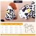 Morbuy Pet Cat Clothes Shirt Kitten Puppy Jumper Sweater Costumes Dog Coral Fleece Cloth Sweatshirts Adorable Wearing Stylish Cozy Halloween Christmas (L Cow) L Cow - Buy Online on GoSupps.com