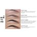 Vtrem Eyebrow Contour Palette Set | Professional Brow Makeup with 6 Powders Stencils Brush Tweezers - Perfect Brows (Style 1 - Buy Online on GoSupps.com