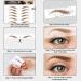 Yomagine 6D Hair-like Eyebrow Tattoo Stickers - 8 Sheets | Long Lasting Waterproof Transfer Stickers - Red Brown 2 - Buy Online on GoSupps.com