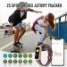 1.10'' AMOLED Fitness Tracker with Heart Rate & Sleep Tracking - 25 Sports Modes - Pedometer for Android & iPhone - Bordeaux - Buy Online on GoSupps.com
