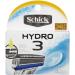 Schick Hydro 3 Blade Razor Cartridge Refill-4 ct 11 Count (Pack of 4)