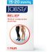JOBST Relief Waist High Compression Stockings 15-20mmHg | Comfortable Unisex Closed Toe | Black Petite X-Large - International Shipping Available - Buy Online on GoSupps.com