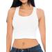 5-Pack Women's Ribbed Workout Crop Tops | Gym Cropped Tank Top Set - Buy Online on GoSupps.com