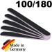 5X Professional Nail File Straight Black Grit 100/180 Core Pink/Red - Buy Online on GoSupps.com