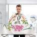 Waterproof Barber Cape - Stylish Flower & Bunny Cheetah Haircut Bib for Men & Women | Unisex Hair Cutting Cape - Buy Online on GoSupps.com