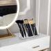 Clear Makeup Brush Holder Organizer - 3 Slot Cosmetic Brushes Storage - Buy Online on GoSupps.com
