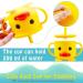 Silicone Toddler Training Sippy Cup with Lid & Double Handle - Unbreakable, 7oz, 6+ Months - Yellow - Buy Online on GoSupps.com