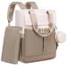 Kumini wrap backpack Love2024 diaper bag backpack women mama bag mom bag baby bag baby bag multifunctional diaper bag beige/khaki