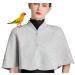 Parrot Anti-Scratch Shoulder Protector, Bird Diaper Poop Cover Pad for Parakeets Cockatiels Conures, Cotton Shawl Cape for Birds to Stand on Shoulders, Pet Arm Guard for Lovebirds Finches Macaws Grey