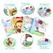 HanShe Baby Soft Cloth Book Set - High Contrast Crinkle Book 4 PCS for 0-6 Months | Educational Learning Toy for Infants | Fabric Baby Activity Book for Boys and Girls | Yellow - Buy Online on GoSupps.com