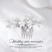 Catery Flower Bride Wedding Hair Comb - Pearl Crystal Side Combs for Women and Girls - Buy Online on GoSupps.com