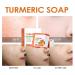 Sadoer All Natural Turmeric Soap Bar - Handmade Turmeric Face & Body Wash (2pcs) - Best for Radiant Skin & Herbal Care - Buy Online on GoSupps.com
