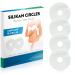 Silicone Areola Clear Gel Scar Sheets-4 Medical Breast Silicon Silikan Circles See Thru Scar Restore smooth Skin Binding Mastectomy Breast Reconstruction Surgery Keloid Scar Sticky Comfort Use