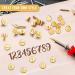 56 Pieces Wood Burning Tip Letter Wood Burning Tip Set Including Alphabet Number Symbol for Wood Burner Craft DIY Embossing Carving Wood Burning - Buy Online on GoSupps.com