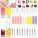 10 PCS Cuticle Oil Pen Nail Oil Cuticle Pens for Nails Moist and Treatment 10 Fruit Plant Fragrance Cuticle Repair Oil Pen for Nail Care Nail Cuticle Oil Pen Nourishment Polish with Vitamins
