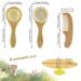 Buy Auvstar Baby Natural Hair Brush Set - Goat Bristle & Silicone Comb for Newborns & Toddlers | Gentle Scalp Care Products - Buy Online on GoSupps.com