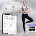 Bluetooth Smart Body Fat Scale with 24 Measurements and Fitness App Sync | High Precision Body Composition Monitor for Weight, BMI, Muscle Mass | 400lbs Capacity | White - Buy Online on GoSupps.com