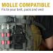 VIPERADE MOLLE Radio Holster for Vest - Universal Walkie Talkie Holder for Duty Belt - Tactical Radio Pouch for Baofeng & Motorola - Buy Online on GoSupps.com
