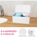 Chengfu Acrylic Magnetic Sanitary Napkin Container - Women's Bathroom Pad Holder for Period Use - White - Buy Online on GoSupps.com