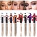 Glitter Eyeshadow Stick Set - 3 Metallic Pearl Shimmer Colors | Dual-Ended Highlighter Pen for Sensitive Eyes | High Pigmented & Easy to Apply | Makeup Essentials - Buy Online on GoSupps.com