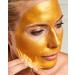 AM99 Gold Mask Gel Collagen Facial Masks  Gold Face Mask Vegan  24k Gold Treatment Mask Deep Moisturizing Facial for Anti-Aging Puffiness Skincare AntiWrinkle Tighten Skin & Revitalize Skin - 5pc