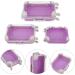 3 Pi ces Bo te de Rangement pour Faux Cils Mini Valises en Plastique Violet Transparent Lot de 3 Pi ces Tailles Mini Petit tui Portable Voyage pour Accessoires Cosm tiques - Buy Online on GoSupps.com
