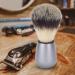 Tyenaza Professional Hair Shaving Brush - Synthetic Cream Brush & Mustache Cleaner with Metal Handle for Men | Buy Now - Buy Online on GoSupps.com