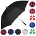 MRTLLOA 62/68/72 Inch Automatic Open Golf Umbrella, Extra Large Oversize Double Canopy Vented Windproof Waterproof Stick Umbrellas for Rain Black 62 inch