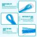 1000 Pcs Dental Floss Threaders for Braces and Implants | Multifunctional Nylon Loop Design | Pack of 20 (Blue) - Best for Oral Care - Buy Online on GoSupps.com