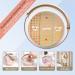 3-in-1 Makeup Brush Cleaning Mat & Holder - Easy Drying Storage & Organizer in Cream Color | International Shipping - Buy Online on GoSupps.com