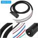 7 Way Trailer Plug Cable - 2 Meter RV Towbar Wiring Harness with Blade Molded Connector | International Shipping Available - Buy Online on GoSupps.com