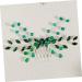 Angoily Rhinestone for Hair Rhinestone Hair Comb Green Hair Accessories Hair Gems for Women Hair Rhinestones Bride Hair Accessory Wedding Tiara Crystal Decorate Beautiful Women's - Buy Online on GoSupps.com
