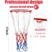 2 Pack Mini Basketball Net Replacement - Heavy-Duty Nylon, Vibrant Color, All Weather Anti Whip - for Little Tikes Small Hoop (8-10.25 inch) - Indoor/Outdoor Use - Buy Online on GoSupps.com