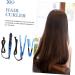 MUSISALY 1 Set Curling Iron Set Curling Wand Curler Comb Hair Rollers Plastic Hair Straightener Rubber - Buy Online on GoSupps.com