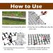 Cat Scat Spike Mat - ELEFOCUS 6.5ft Pet Deterrent Spikes Scat Mat with Garden Staples & Zip Ties for Garden Fence Indoor Furniture 78"x11" Black  - Buy Online on GoSupps.com