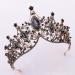 SH Ancient Gold Queen Crown for Women - Handmade Rhinestone Wedding Tiara for Bride | Crystal Headband Tiara for Halloween Costume and Birthday Accessories - Buy Online on GoSupps.com