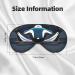 Shop Orca Killer Whale Eye Mask | Soft & Breathable Sleep Eye Patch for Travel & Relaxation - Buy Online on GoSupps.com