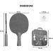 High Performance Ping Pong Paddles Set - 4 Rackets, 8 Balls, and Carrying Case for Indoor/Outdoor Tournaments - Buy Online on GoSupps.com