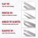 Professional Stainless Steel Tweezers Set - Facial Hair & Ingrown Hair Removal for Women & Men - Eyebrow, Blackhead, Splinter & Tick Remover - Buy Online on GoSupps.com