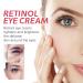 Retinol Eye Cream with Hyaluronic Acid & Collagen | Anti-Aging Solution for Dark Circles Puffiness & Fine Lines - Buy Online on GoSupps.com
