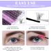 D Curl Cluster Lashes 0.07mm 12-16mm C4+ZW Mixed DIY Lash Extensions | Reusable Soft Wispy Individual Clusters | RR-12-16mm Classic/Mega-0.07D - Buy Online on GoSupps.com