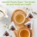 MQUPIN Jasmine Dragon Pearls Tea Bags - 150g/5.29oz (50 Bags, 3g Each) Pure Natural Jasmine Green Tea Balls - No Additives - Buy Online on GoSupps.com