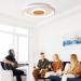 Luolong Dimmable LED Ceiling Lamp - 40cm Modern Wood Light with Remote Control | Adjustable 3000-6000K for Bedroom Living Room & Children's Room - Buy Online on GoSupps.com