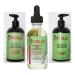 Rosemary Mint Scalp & Hair Strengthening Set: Healthy Growth Thickening and Hair Loss Prevention/Gift Set/Biotin Infused Light Rosemary Mint Oil Rosemary Mint Shampoo & Leave-in Conditioner