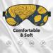 Yellow Leaves Chicken Soft Sleep Eye Mask - Breathable Female Eye Patch for Travel & Relaxation - Buy Online on GoSupps.com