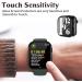2 Pack Hard PC Case for Apple Watch Series 7 41mm + Tempered Glass Screen Protector - Black/Clear - Buy Online on GoSupps.com