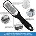 Foot File & Callus Remover - Dual-Sided Stainless Steel Foot Scrubber for Cracked Heels & Dead Skin - International Shipping - Buy Online on GoSupps.com