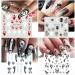 Halloween Nail Stickers - Horror Gothic Ghost Pumpkin Skull Blood Spider Evil Eye Nail Art Decals - Buy Online on GoSupps.com