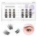 BEYELIAN DIY Eyelash Extension Cluster Lashes - Style2 0.07 Mix Clear Band | Natural Look, Reusable with Super Thin Clear Band - 24 Lash Clusters - Buy Online on GoSupps.com